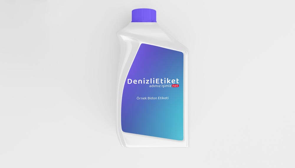 Kimyasal Bidon Etiketi