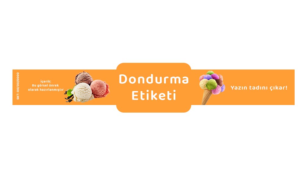 Dondurma Etiketi