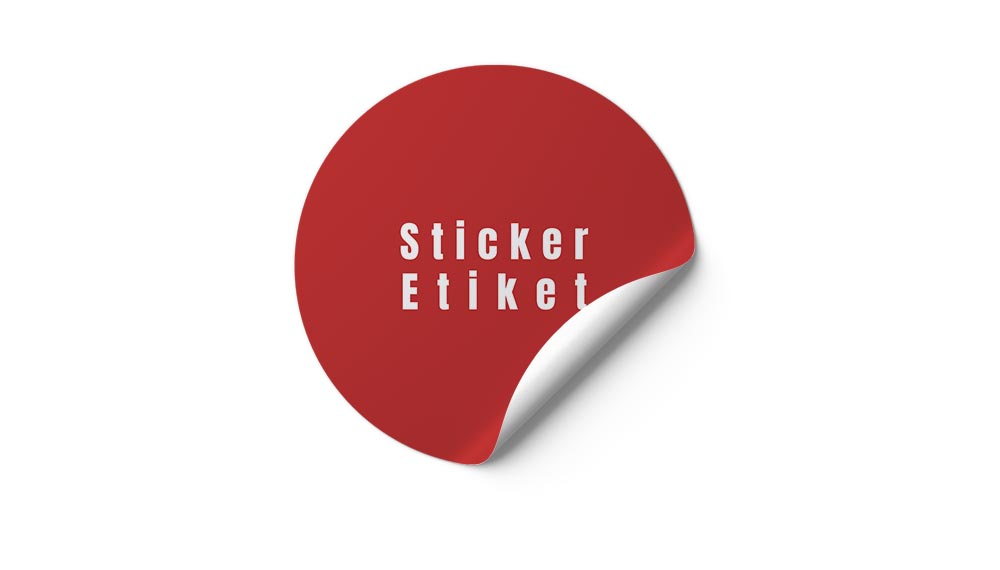 Sticker Etiket